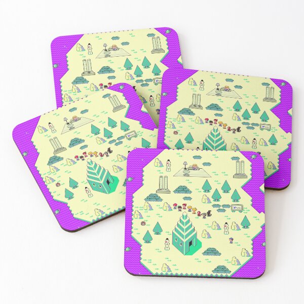 Item preview, Earthbound Magicant Map designed and sold by Gin  Neko.