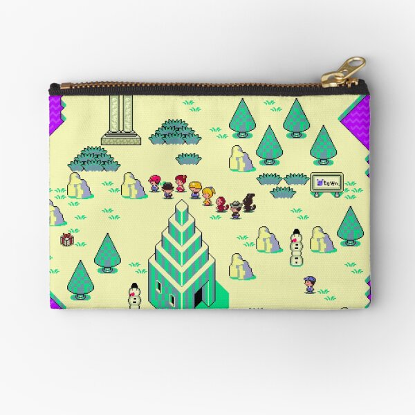 Earthbound Magicant Map Zipper Pouch