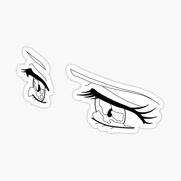 Aperçu de l'œuvre Yeux d'anime tristes créée et vendue par Kappaxy.