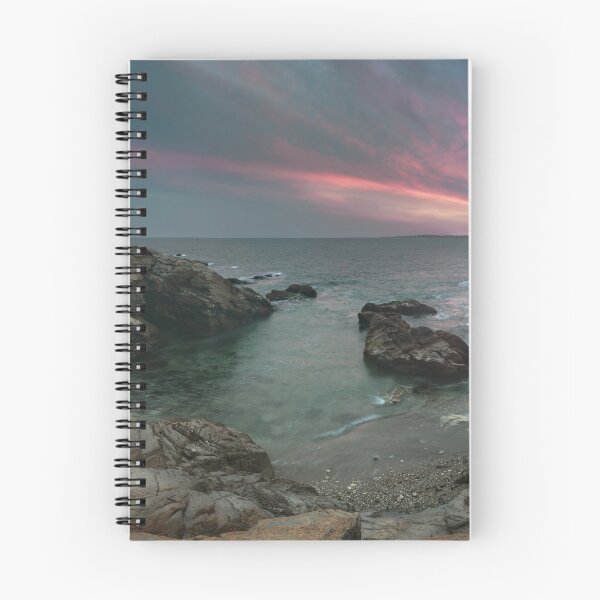 Item preview, Beavertail Lighthouse sunset over ocean in Jamestown, Rhode Island designed and sold by J. S. Wolf Photography.
