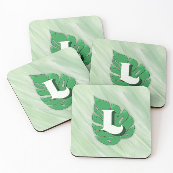 Item preview, Monstera Leaf Letter "L" designed and sold by isacaste.