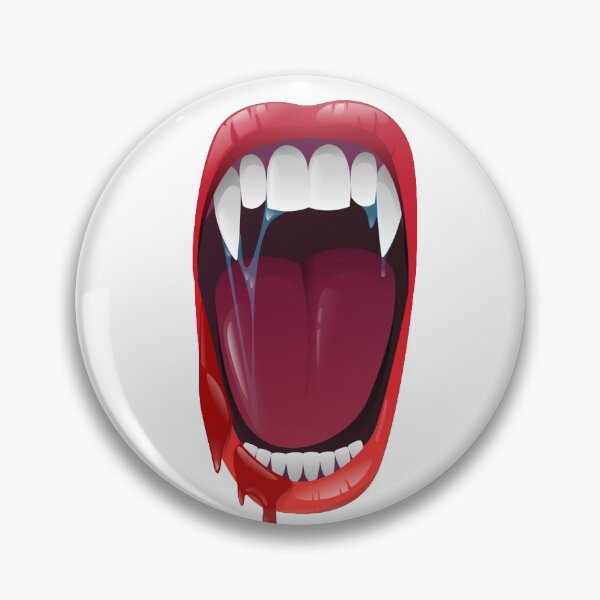 Item preview, Funny Scary  Halloween Vampire Mask Against Covid-19 Coronavirus Pandemic designed and sold by Delicious Design ⭐⭐⭐⭐⭐.