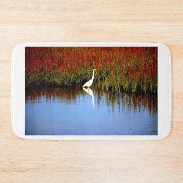 Item preview, Egret Looking For Lizards designed and sold by Cynthia48.