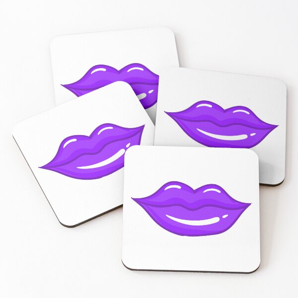 Item preview, Purple Plump Shiny Lips designed and sold by ItsNikkiArts.
