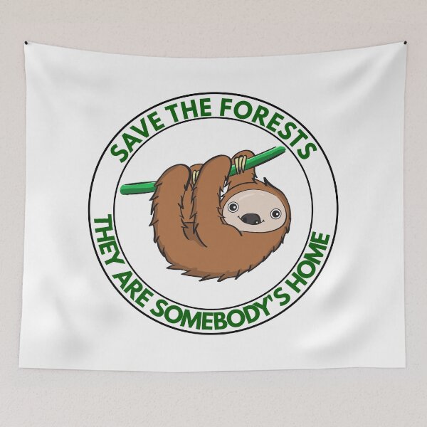 Item preview, Save the forests - They are somebody's home designed and sold by good vibes clothing.