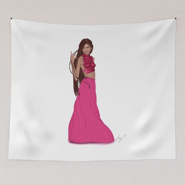 Item preview, Zendaya Full Body Illustration designed and sold by AnaM-Art.