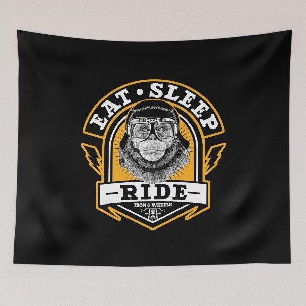 Item preview, Eat, Sleep, Ride Chimp designed and sold by Mo-BikeDesigns.