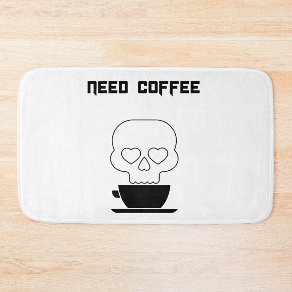 Item preview, Need Coffee Halloween Skull Cute designed and sold by Shujii.