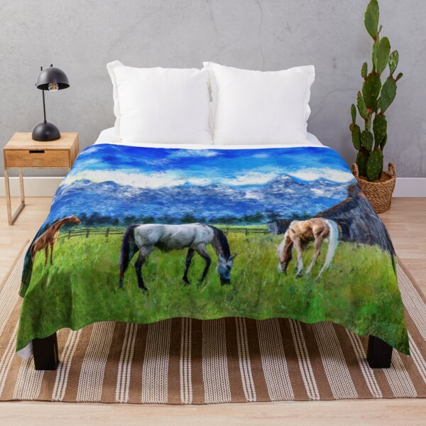 Item preview, Horses In Pasture designed and sold by Tpar.