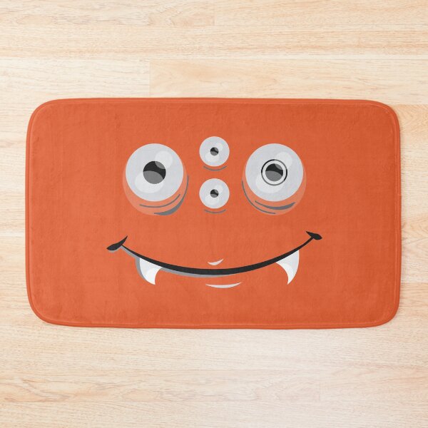 Item preview, Cute and Spooky Halloween Monster Face w Teeth | Orange designed and sold by MAS-S.
