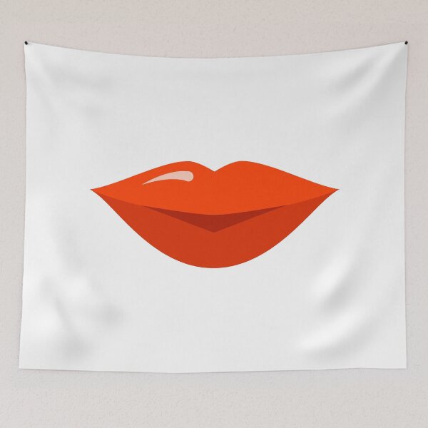 Item preview, Red Flirty Lips designed and sold by ItsNikkiArts.
