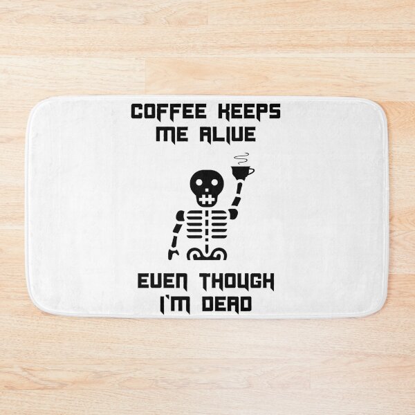 Item preview, Coffee Keeps Me Alive Halloween Funny designed and sold by Shujii.
