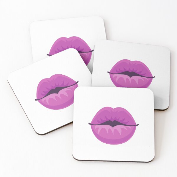 Item preview, Plump Pink Kissy Pucker Up Lips designed and sold by ItsNikkiArts.