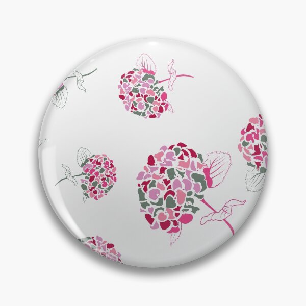 Pink hydrangeas Pin