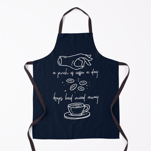 Item preview, A pinch of coffee a day, keeps bad mood away, coffee time designed and sold by ChatterFox.