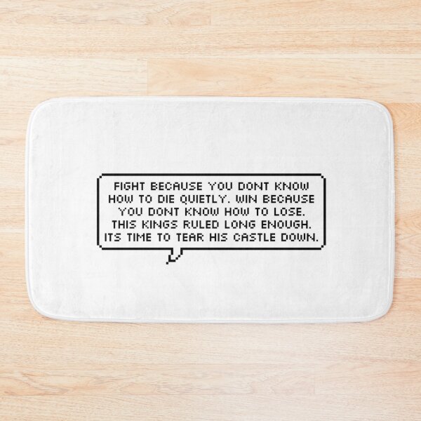 Item preview, fight because you don't know how to die quietly designed and sold by awildbooknerd.