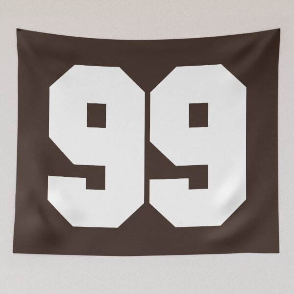 Item preview, 99 Number Cleveland Sports Ninety-Nine Brown Jersey designed and sold by HelloFromAja.