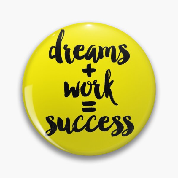 Item preview, Dream + work = success designed and sold by Ranz Doodles.