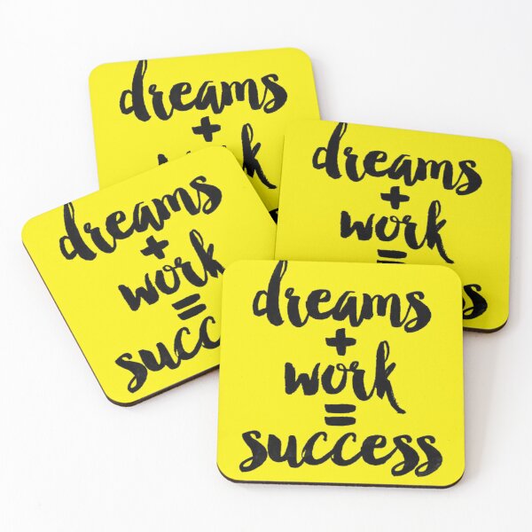 Item preview, Dream + work = success designed and sold by Ranz Doodles.