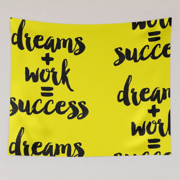 Item preview, Dream + work = success designed and sold by Ranz Doodles.