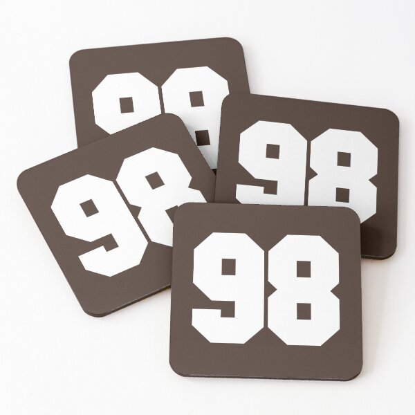 Item preview, 98 Number Cleveland Sports Ninety-Eight Brown Jersey designed and sold by HelloFromAja.