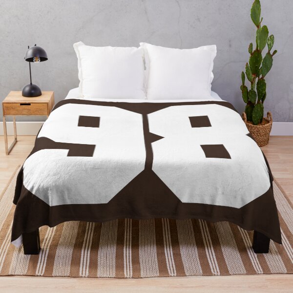 Item preview, 98 Number Cleveland Sports Ninety-Eight Brown Jersey designed and sold by HelloFromAja.