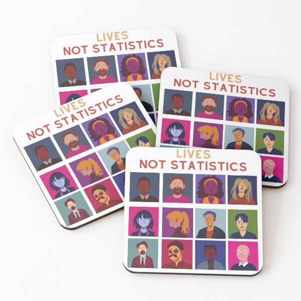 Item preview, Lives Not Statistics designed and sold by flying-flamingo.