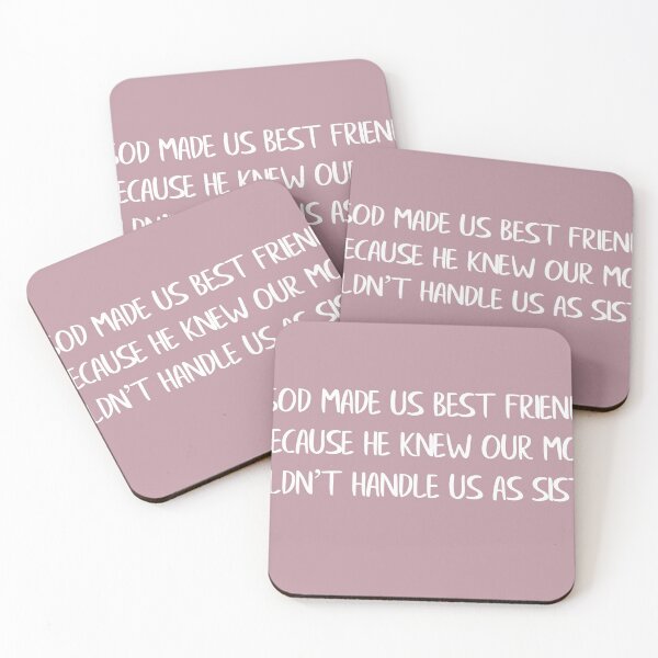 Item preview, God made us best friends designed and sold by ClumsyClouds.