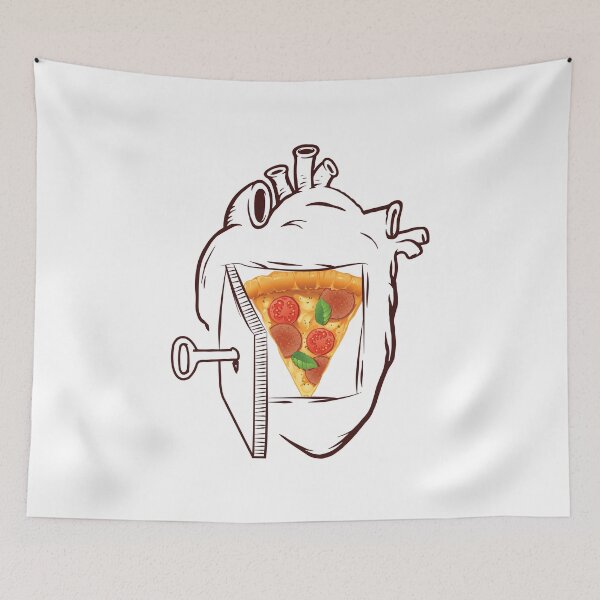 Item preview, Pizza Heart designed and sold by foodisthekey.