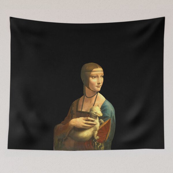 Item preview, Lady with an Ermine Famous Painting Leonardo Da Vinci designed and sold by conceptDVS.