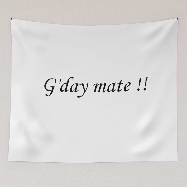 Item preview, G'day mat` designed and sold by rgsblo.