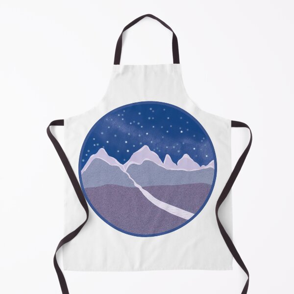 Item preview, Mountain by night, landscape sticker designed and sold by Amalus-files.