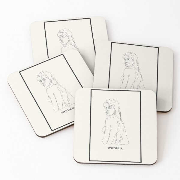Item preview, black monoline woman draw designed and sold by cherry by hs (coucou).