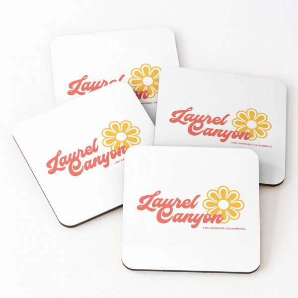 Item preview, Retro Laurel Canyon flower logo - red designed and sold by retropetrol.