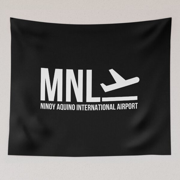 Item preview, Manila Airport MNL White designed and sold by Filmerch.