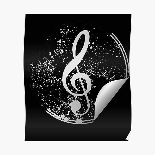 Musical clef Poster