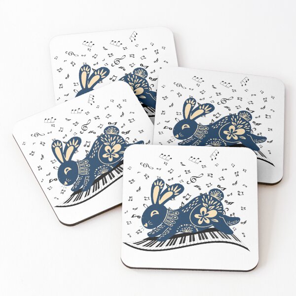 Item preview, Rabbit plays the piano . Funny And cute designed and sold by kamila11.
