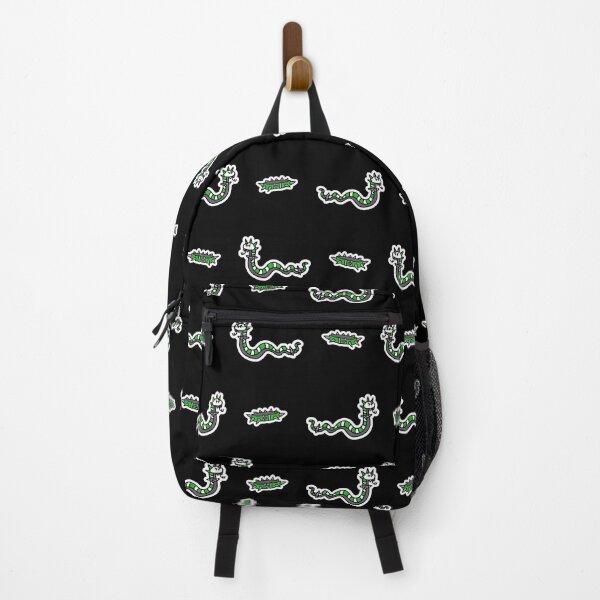 Item preview, Cute punk rock snake on black background pattern. designed and sold by Limolida.