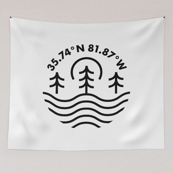 Item preview, Lake James Coordinates designed and sold by HalpinDesign.