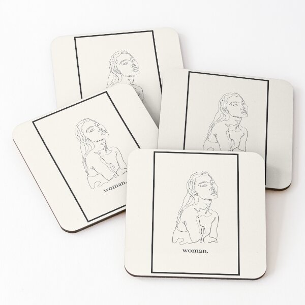 Item preview, black monoline woman draw designed and sold by cherry by hs (coucou).