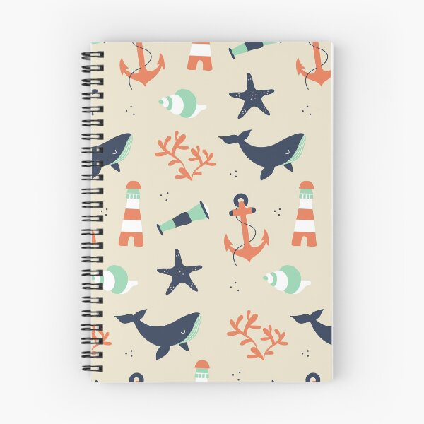 Item preview, Cool Fun Ocean Nautical Cruise Yacht Pattern designed and sold by Curious-Lens.