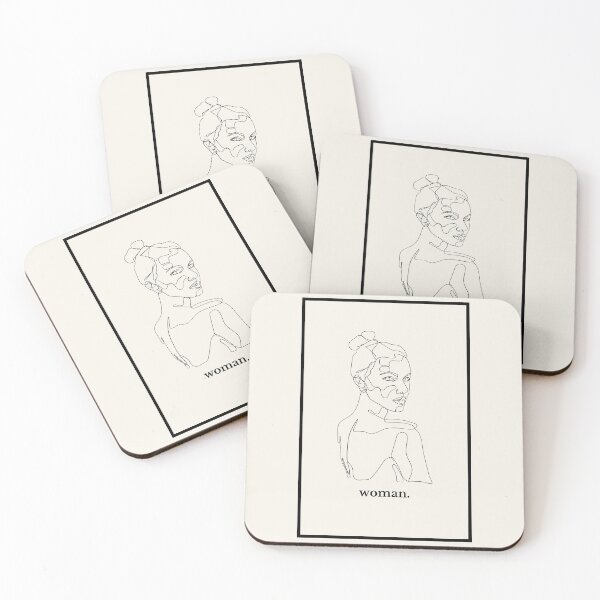 Item preview, black monoline woman draw designed and sold by cherry by hs (coucou).