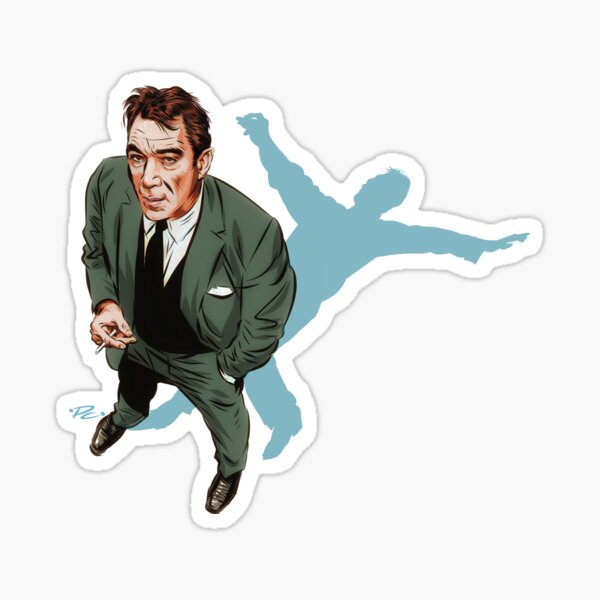 “Anthony Quinn - An illustration by Paul Cemmick” Sticker by TIGERDAVER