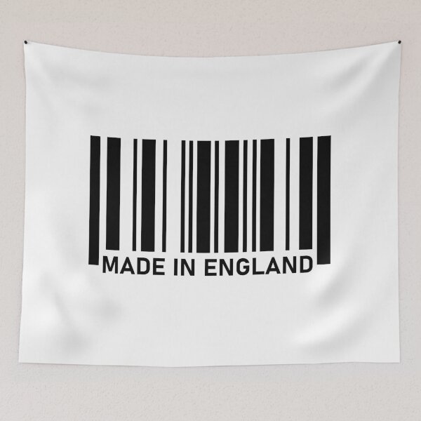 Artikelvorschau, MADE IN ENGLAND Barcode entworfen und verkauft von ABGdesigns.