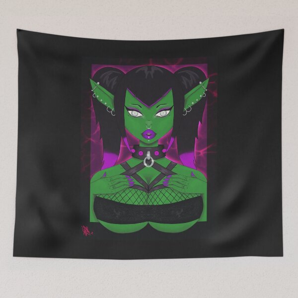 Item preview, BTGGGF, Big Tiddy Goth Goblin Girl Friend (SFW version) designed and sold by ZombieCheshire.