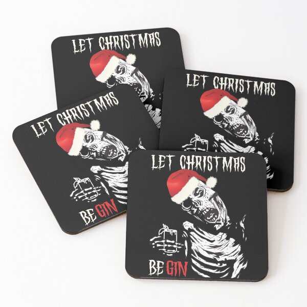 Item preview, Funny GIN sayings Let Christmas be-GIN designed and sold by SiRaGeckoDesign.