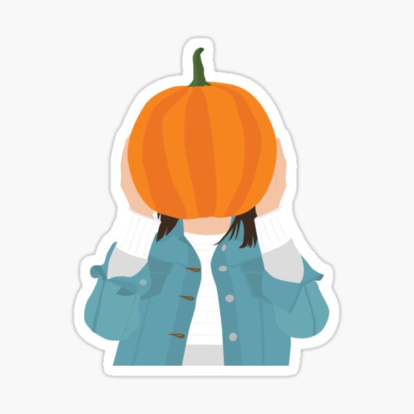 Pumpkin head Sticker