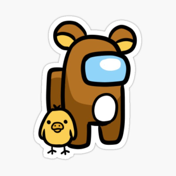 "Rilakkuma San-X x Among Us" Sticker by Claireychen ...