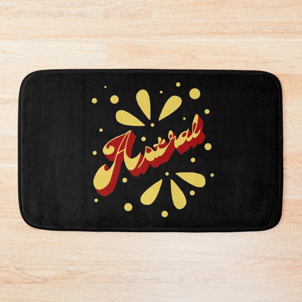 Item preview, Astral 70s Groovy Script Yellow designed and sold by WPahat.