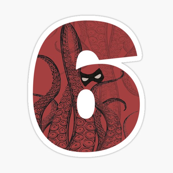 Umbrella Academy Number Six Sticker